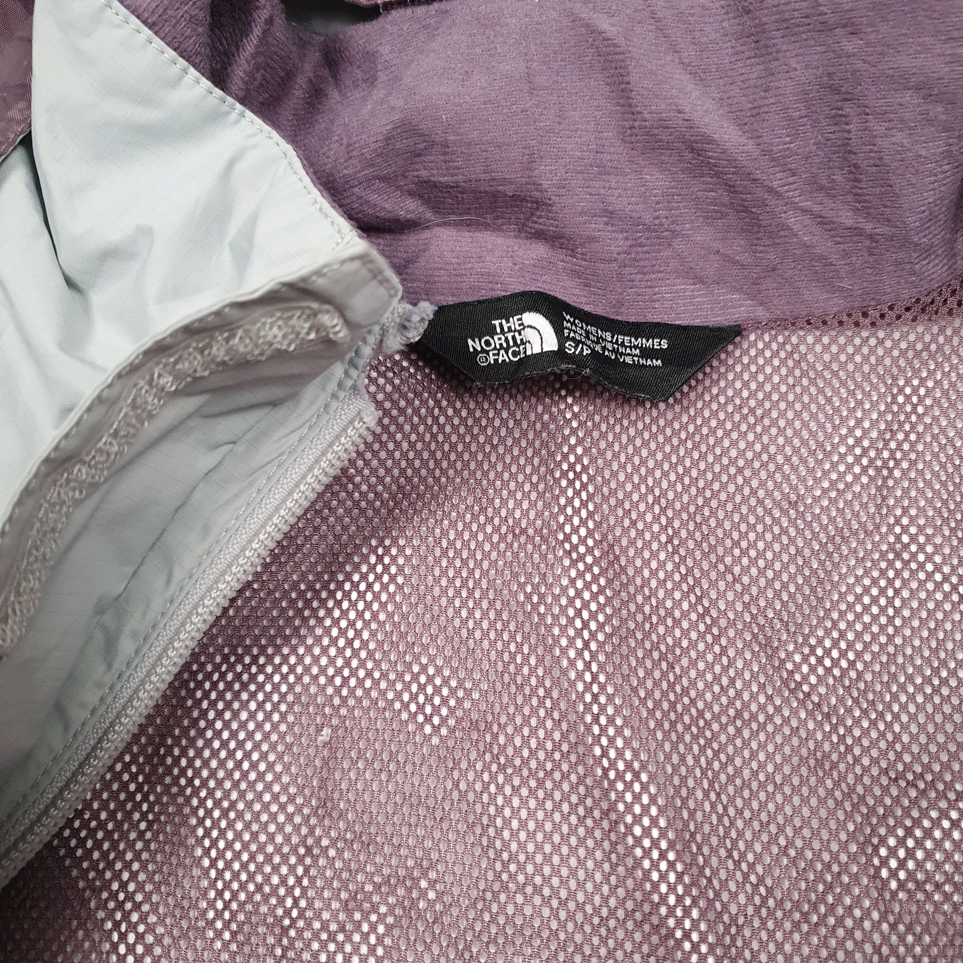 Womens Grey The North Face Hyvent Full Zip Coat