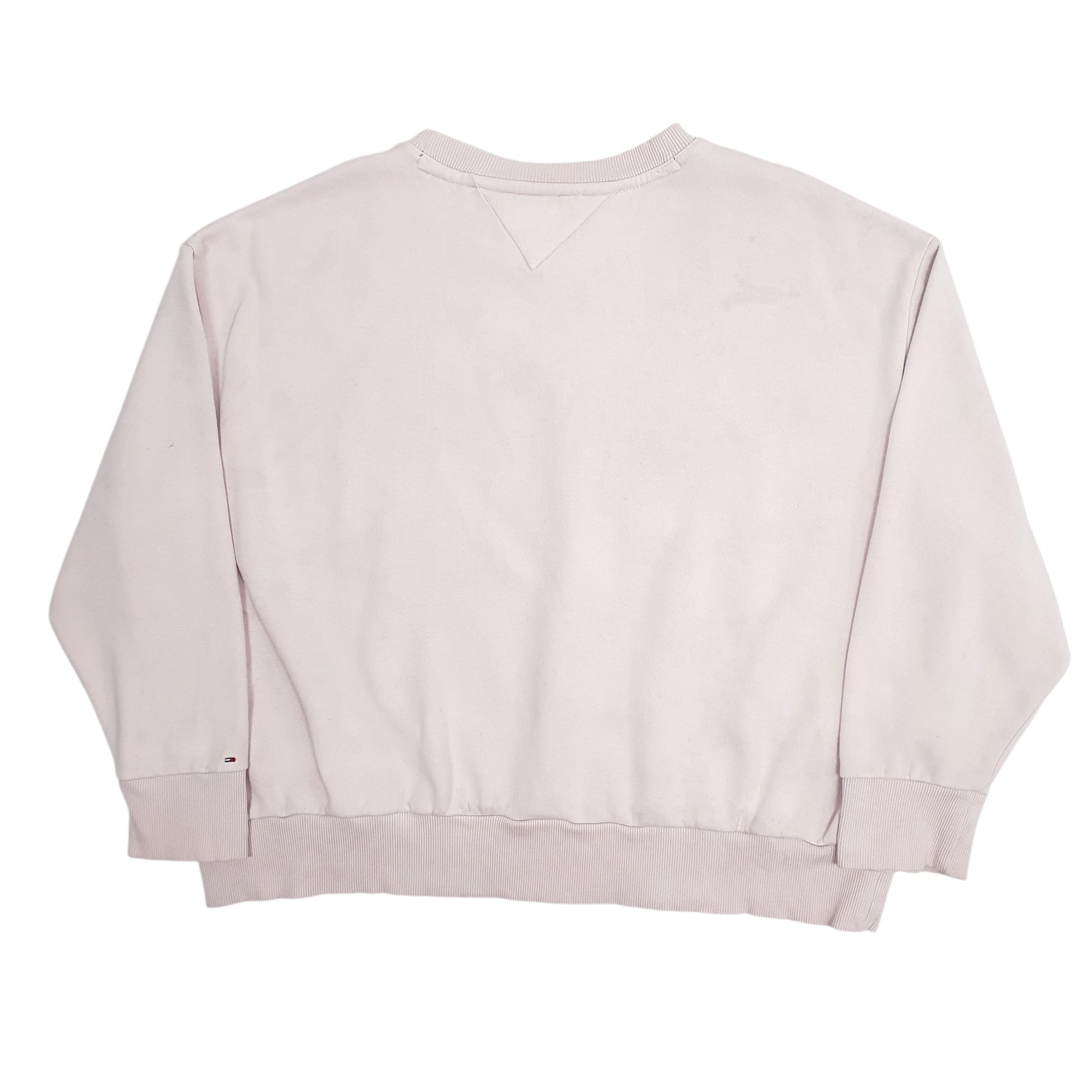 Womens Pink Tommy Hilfiger Spellout Crewneck Jumper