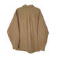 Mens Beige L.L.Bean Thick Chamois  Shirt