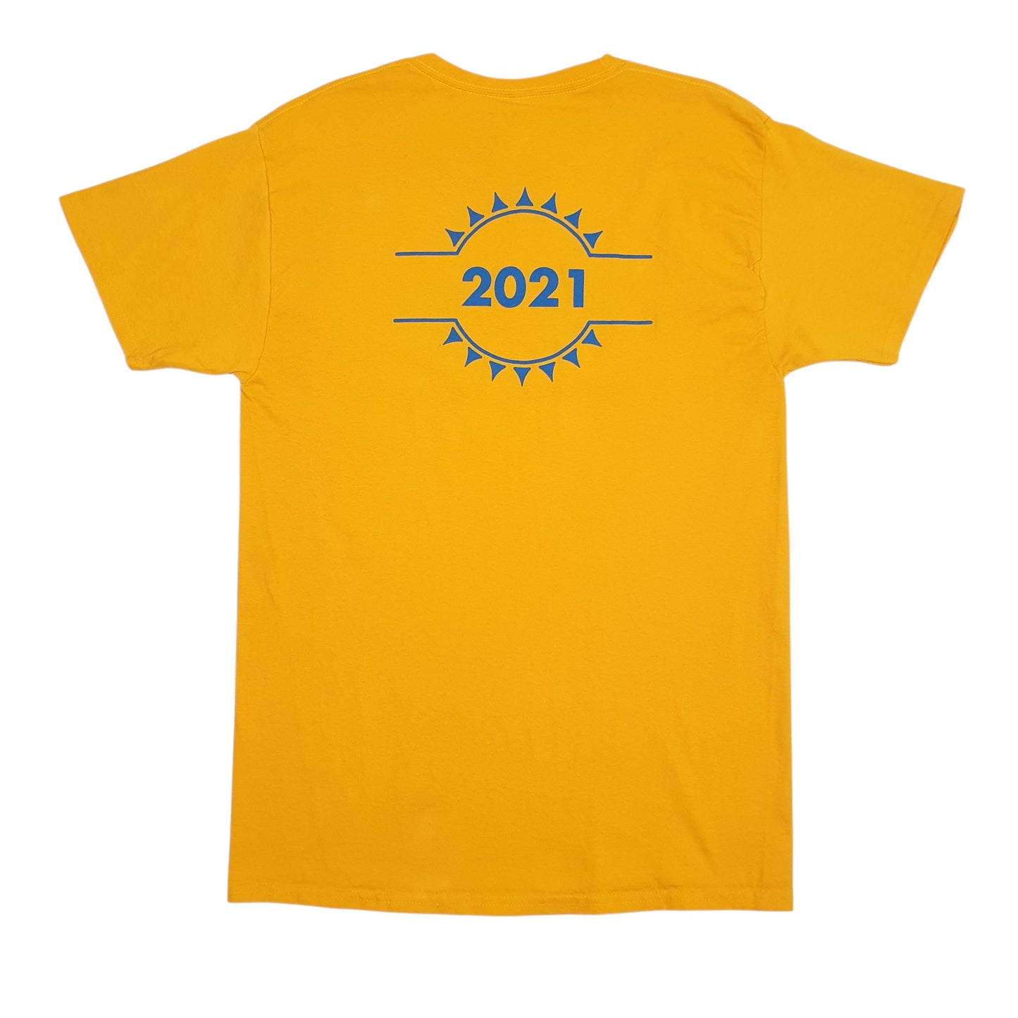 Mens Yellow Hanes   T Shirt