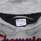 Mens Grey Champion Spellout Hoodie Jumper