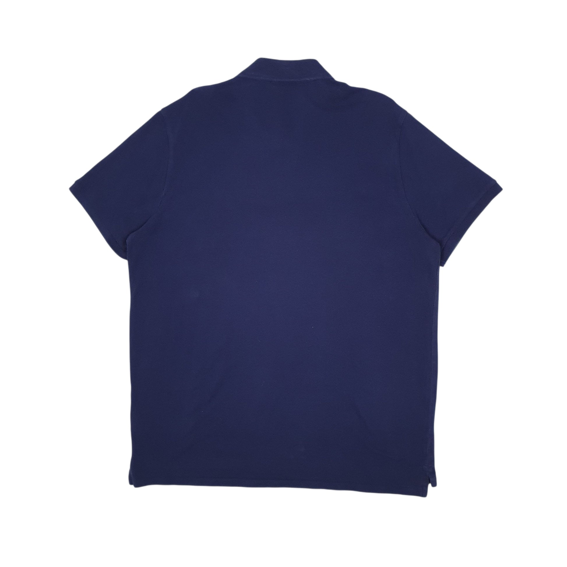 Mens Navy Polo Ralph Lauren Custom Slim Fit  Polo Shirt