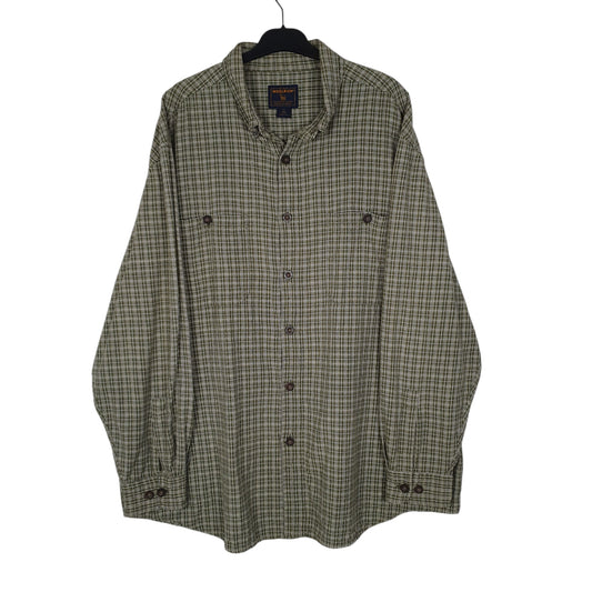 Mens Green Woolrich  Long Sleeve Shirt