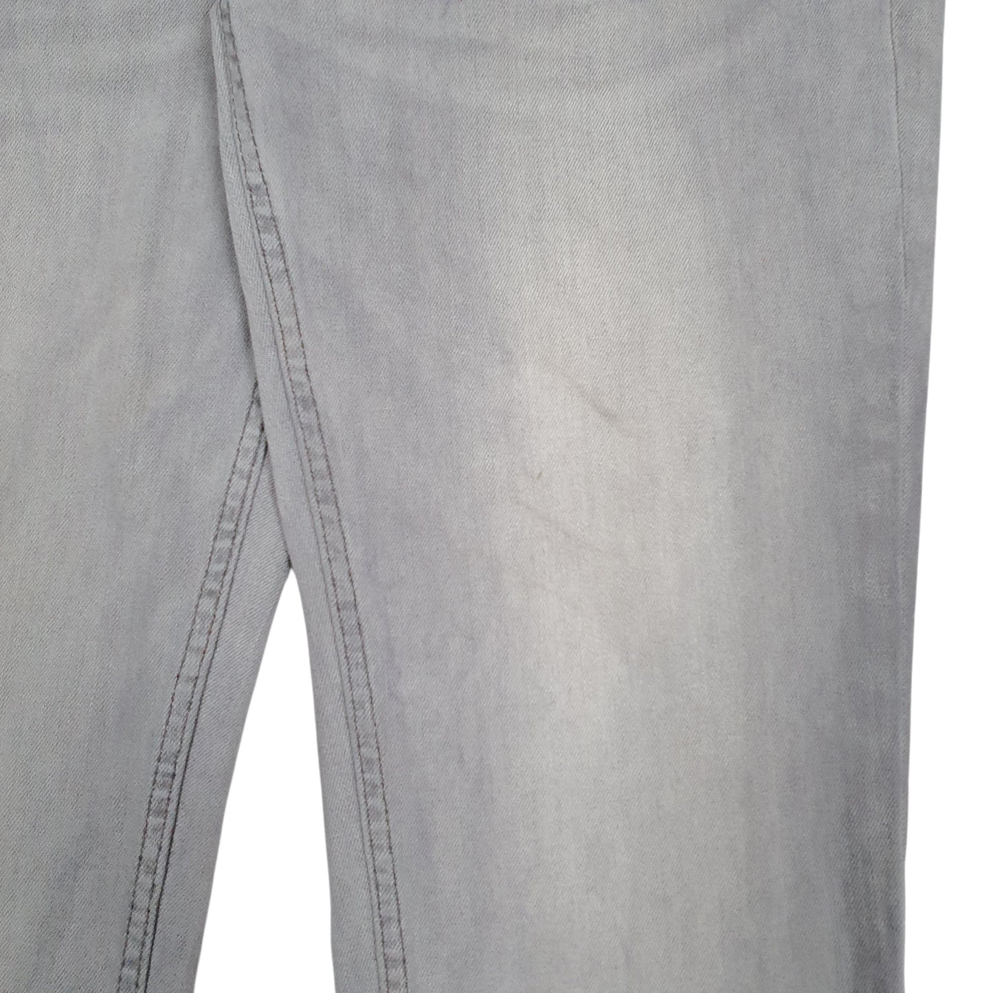 Mens Grey Levis Faint stain on the front left and back right.  Jeans