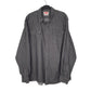 Mens Grey Wrangler  Long Sleeve Shirt