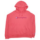 Womens Pink Champion Spellout Hoodie Jumper