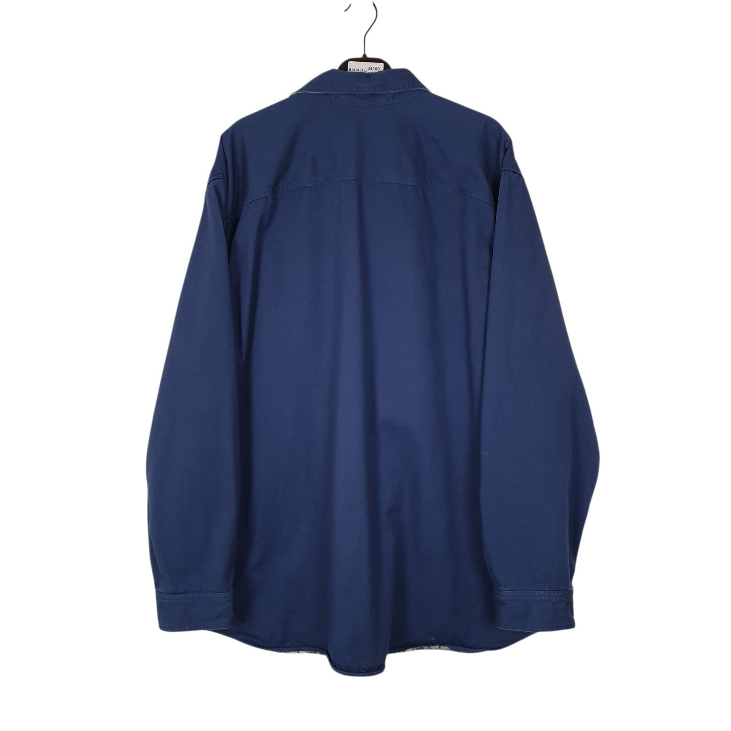 Mens Navy L.L.Bean Thick Shacket Jacket  Shirt