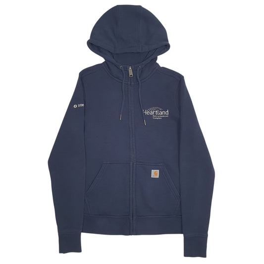 Womens Navy Carhartt  Full Zip Jumper