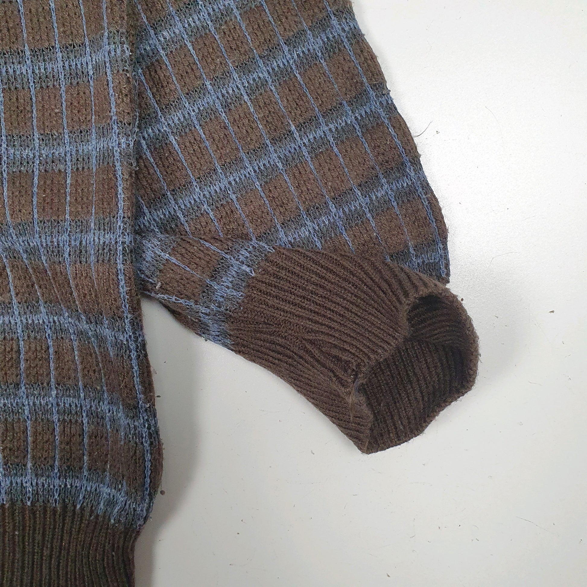 Mens Brown Pacific Winds  Crewneck Jumper