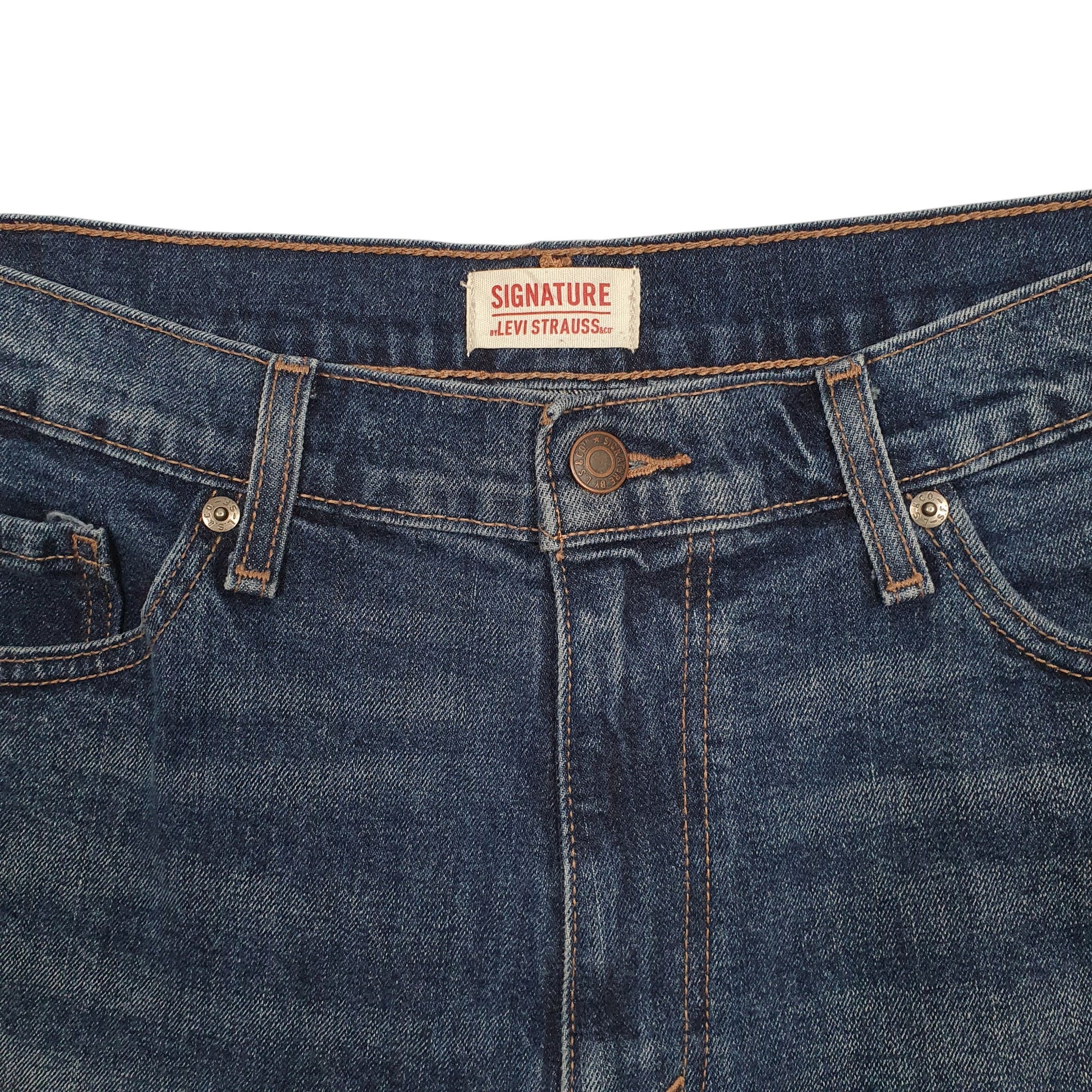 Mens Blue Levis Signature  Shorts