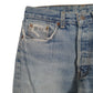 Mens Blue Levis Vintage 00s Quarter Zip Jeans