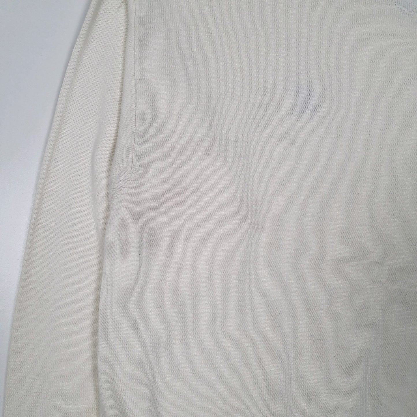 Mens White Tommy Hilfiger Vintage 00s Golf Crewneck Jumper