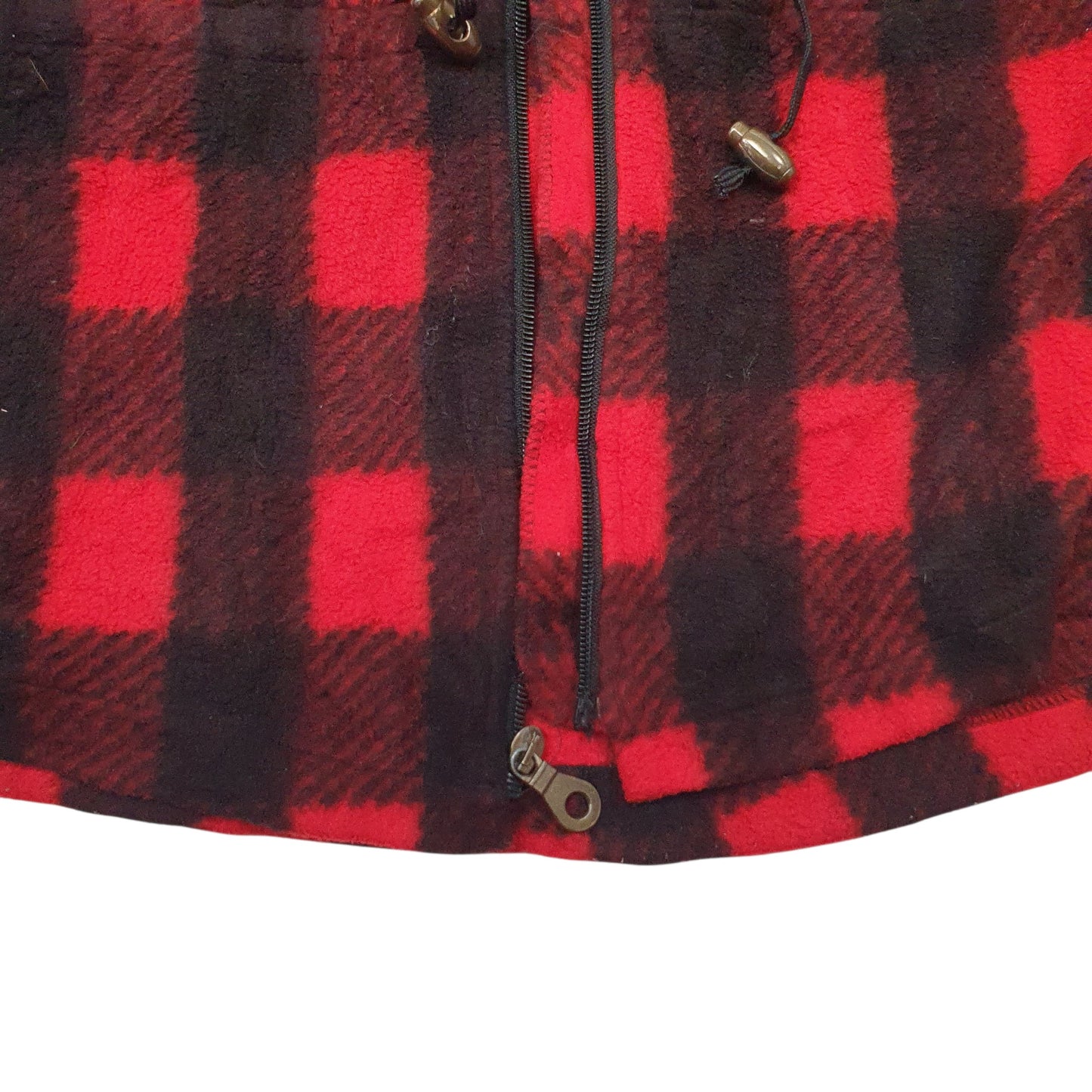 Mens Red Woolrich Mackinaw Vintage Made In USA Full Zip Jumper