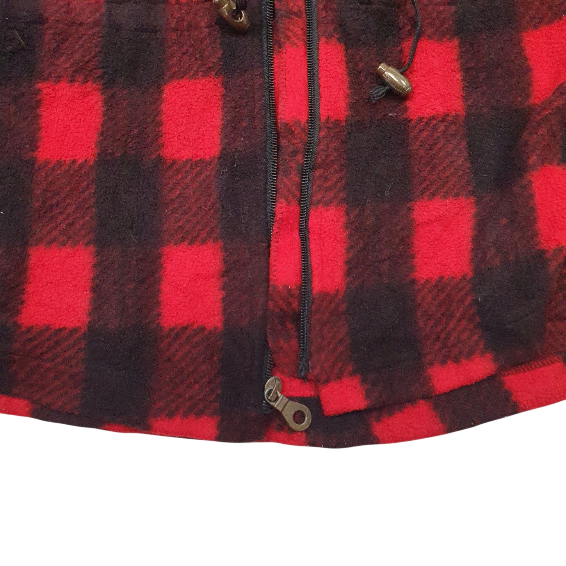 Mens Red Woolrich Mackinaw Vintage Made In USA Full Zip Jumper