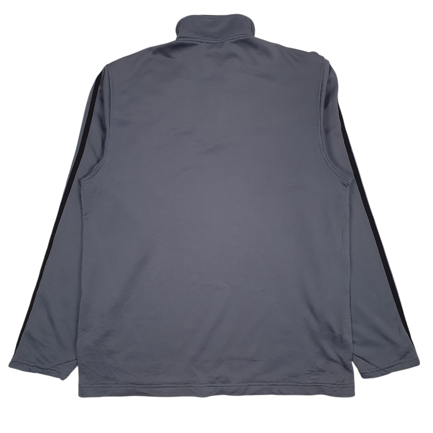 Mens Grey Adidas  Quarter Zip Jumper