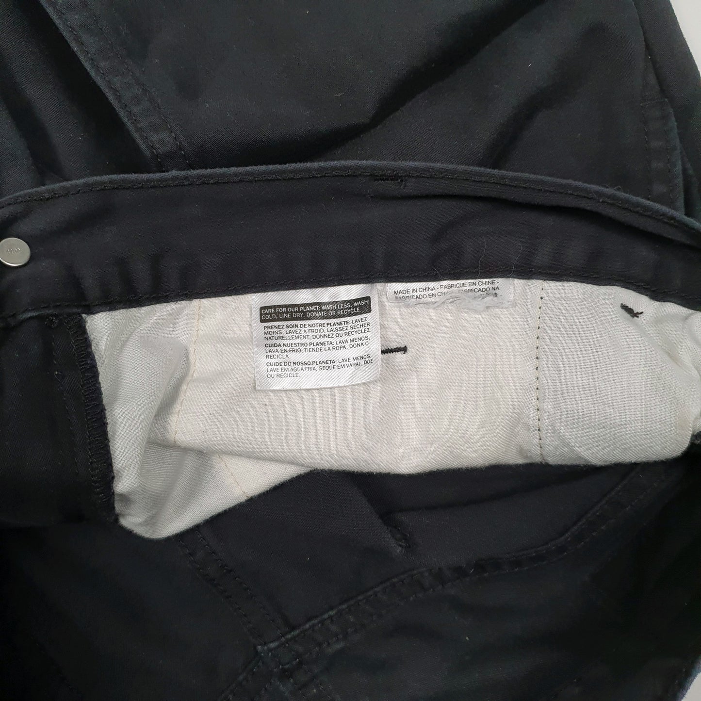 Mens Black Levis   Trousers