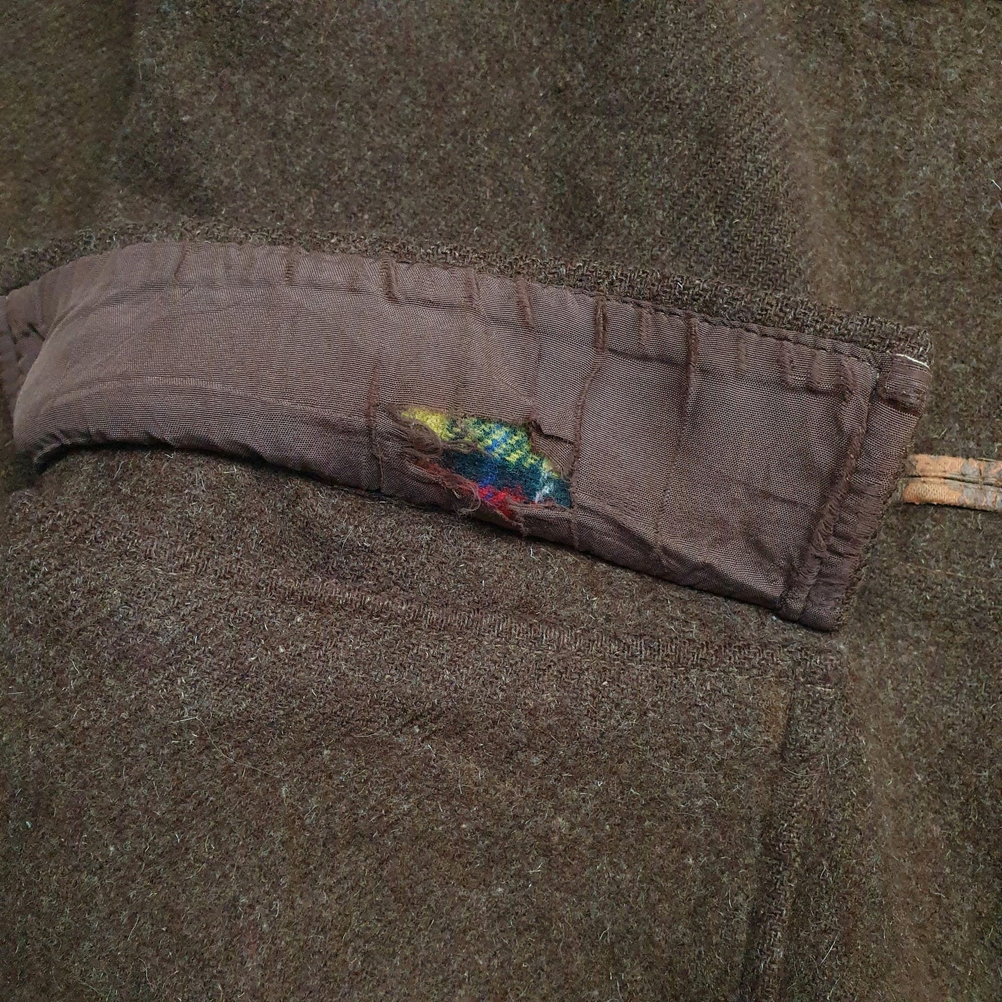 Mens Brown Unbranded Vintage 80s Longline Trench  Coat