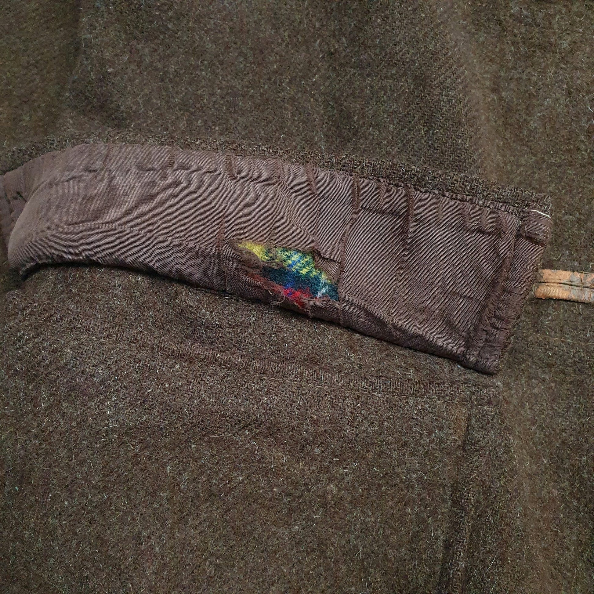 Mens Brown Unbranded Vintage 80s Longline Trench  Coat