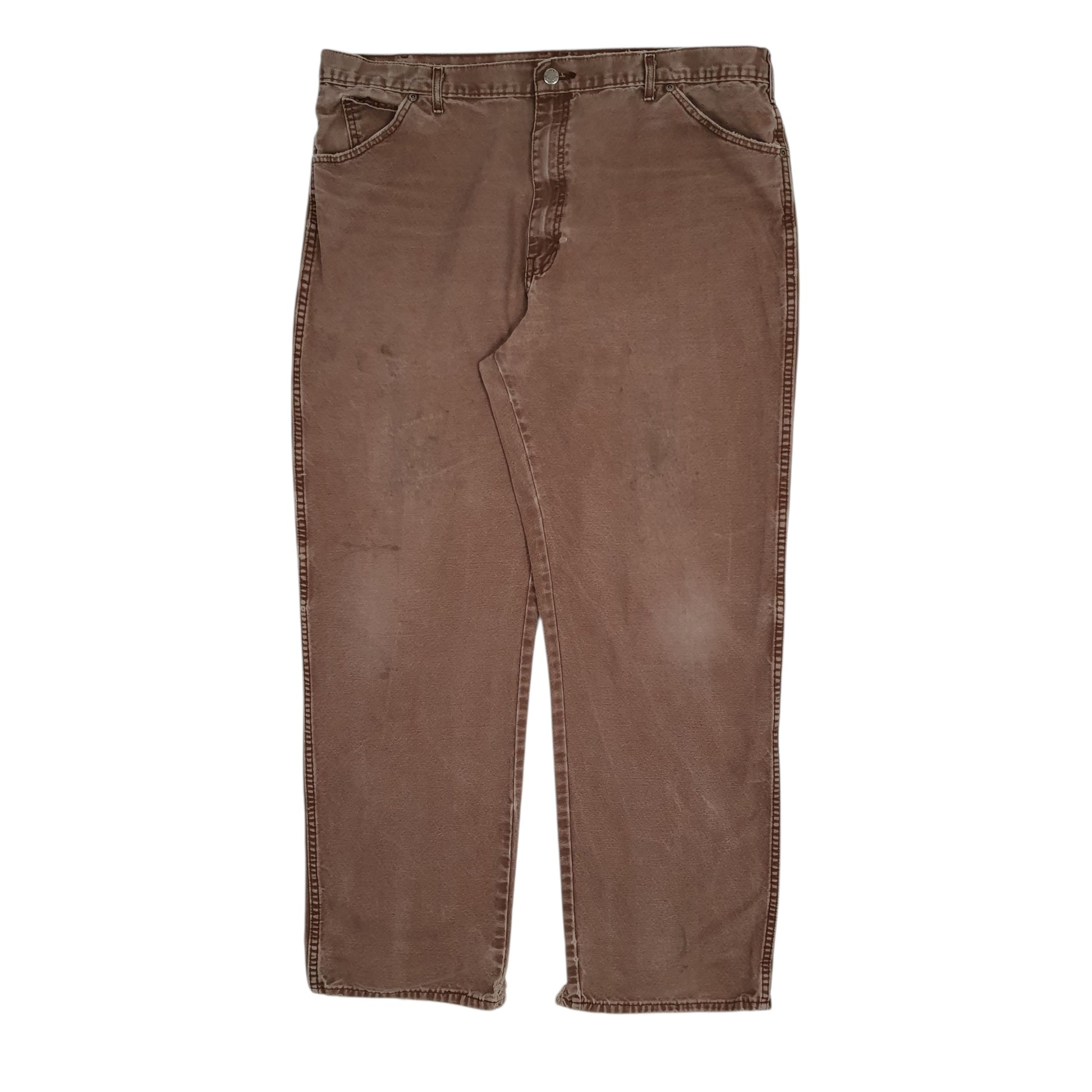 Mens Brown Dickies  Carpenter Trousers