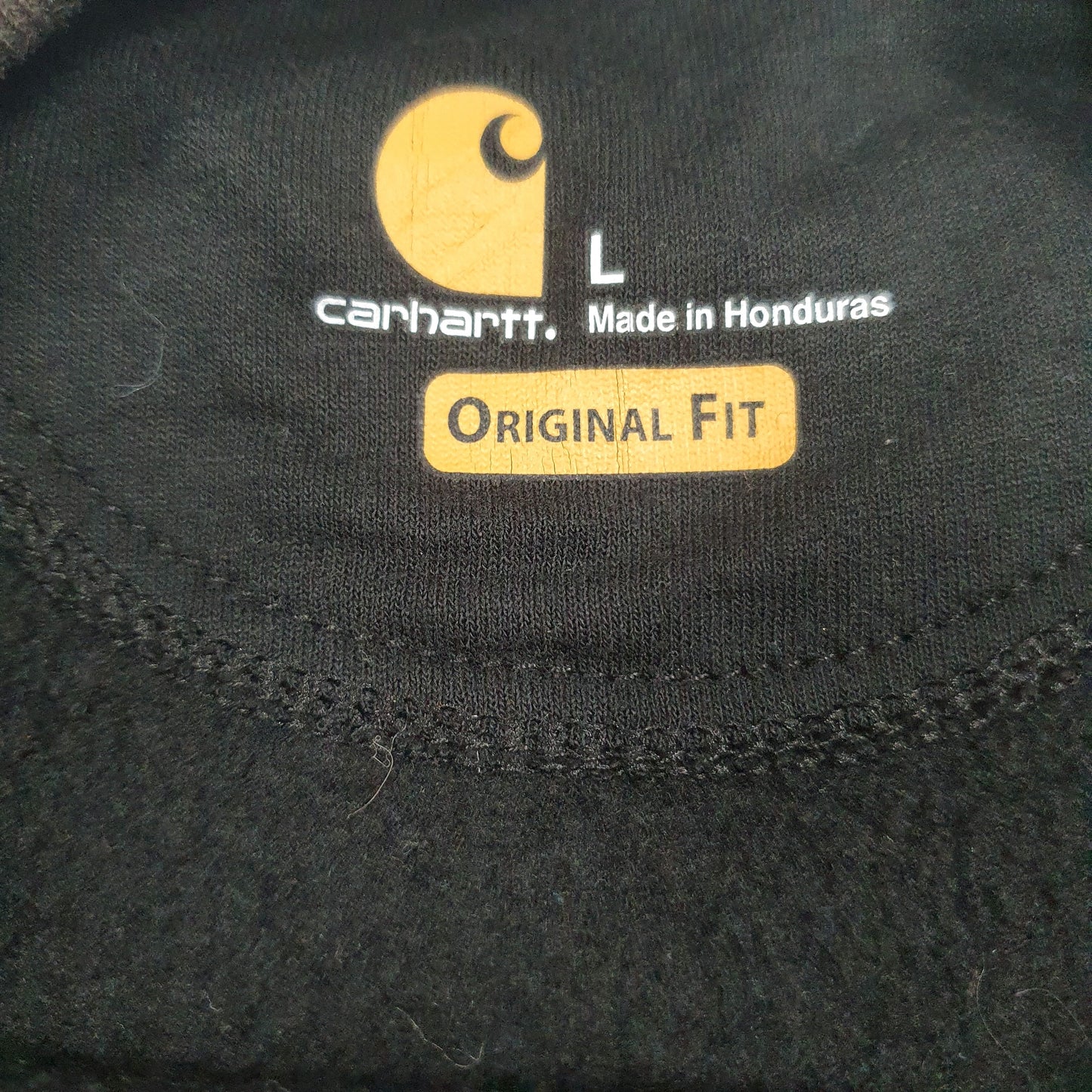 Mens Black Carhartt  Crewneck Jumper