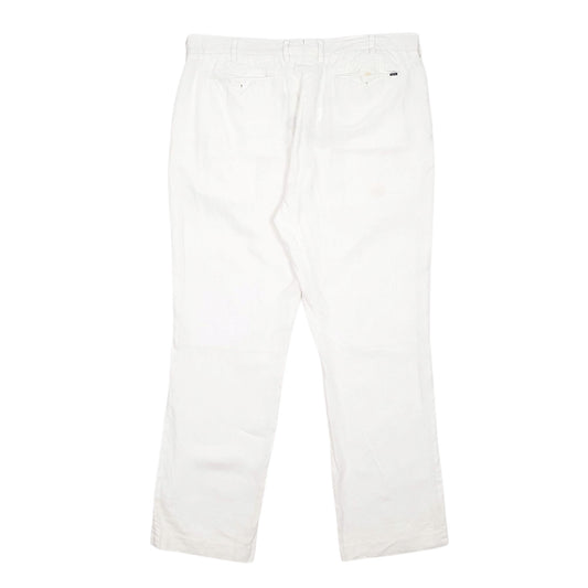 Mens White Polo Ralph Lauren   Trousers