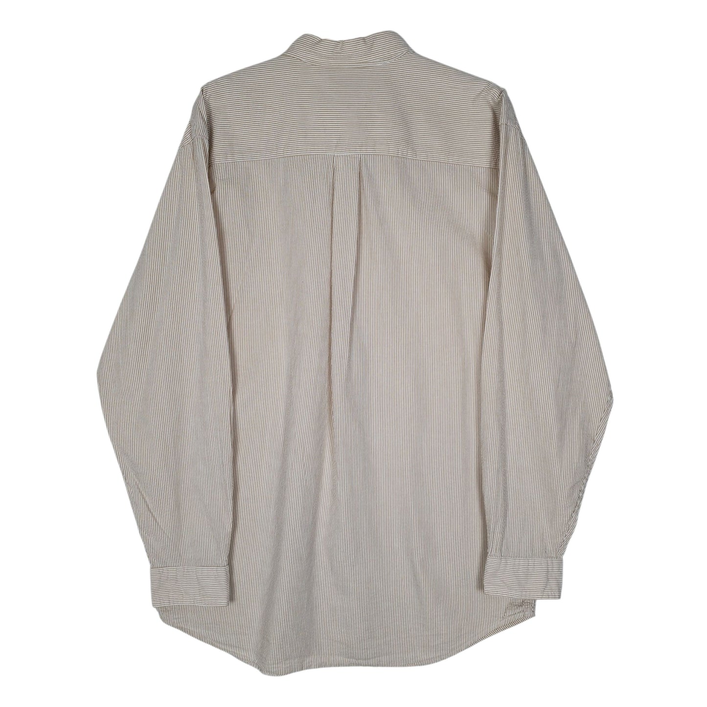 Mens Beige L.L.Bean Tall  Shirt