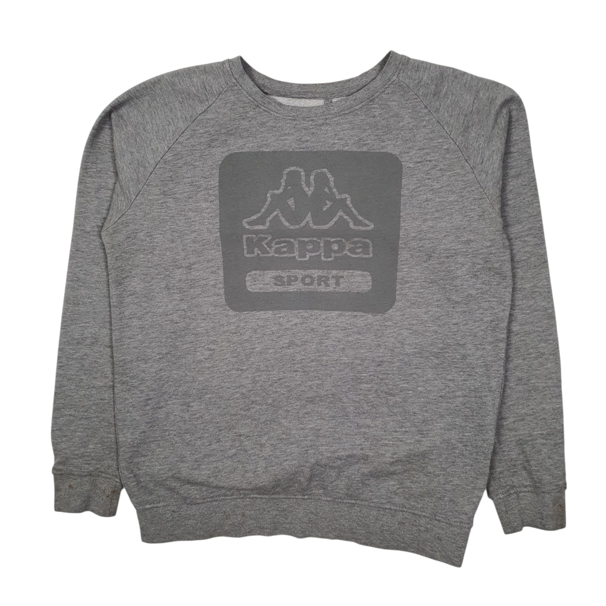 Mens Grey Kappa  Crewneck Jumper