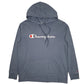 Mens Blue Champion Lightweight Hoodie Jumper