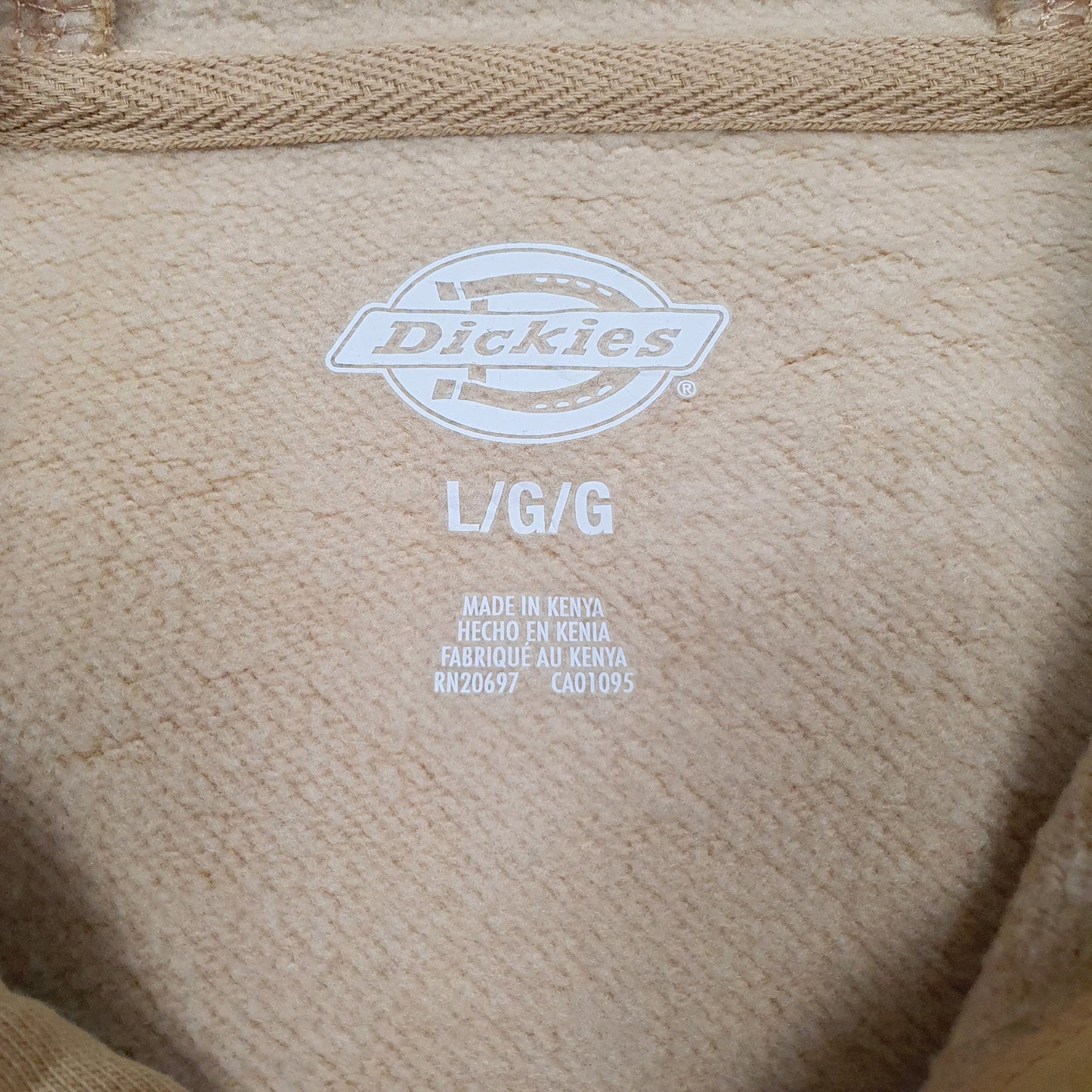 Mens Yellow Dickies  Hoodie Jumper