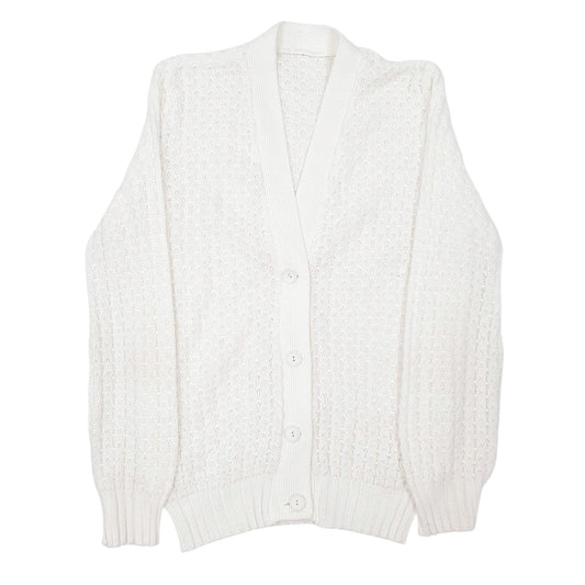 Womens White Unbranded  Cardigan Jumper