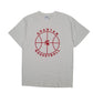 Mens White Port & Company Spartans Basketball Short Sleeve T Shirt