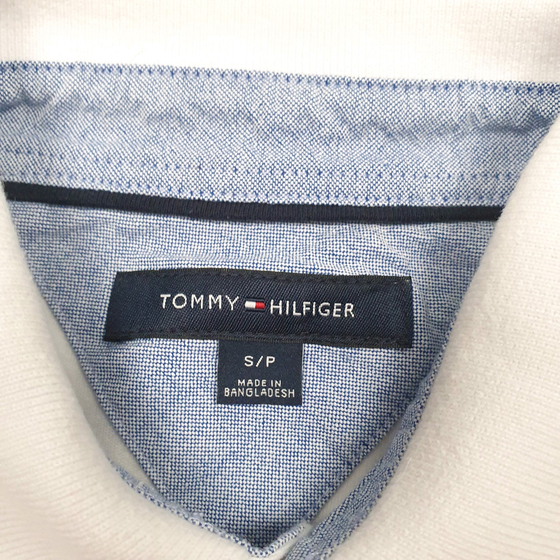 Mens White Tommy Hilfiger   Polo Shirt