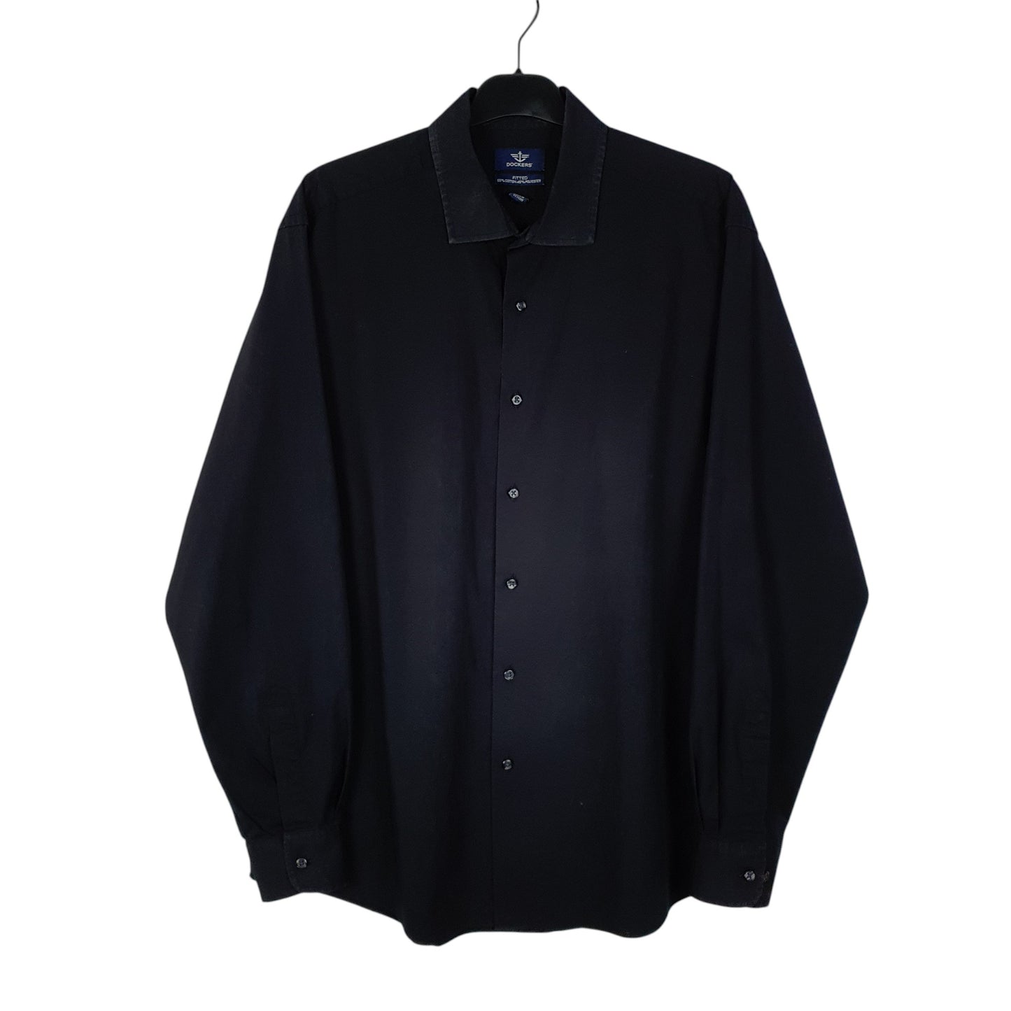Mens Black Dockers  Long Sleeve Shirt