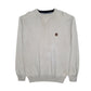 Mens Cream Tommy Hilfiger Heavy Knit Crewneck Jumper