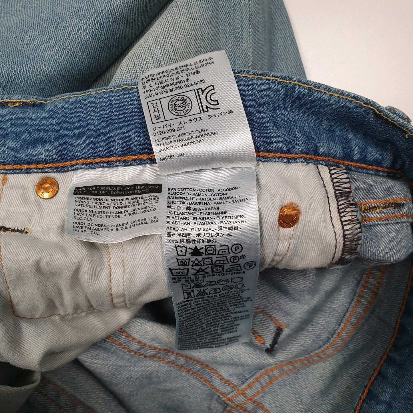 Mens Blue Levis   Jeans