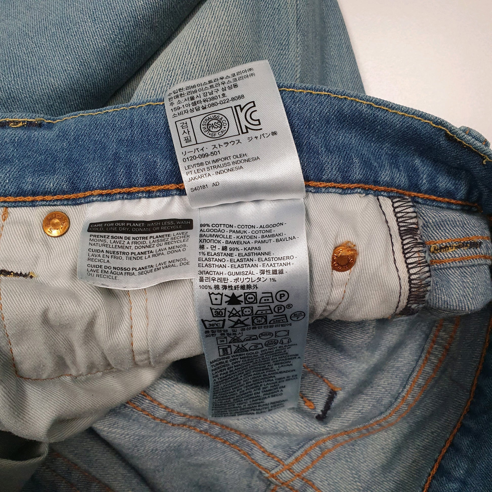 Mens Blue Levis   Jeans