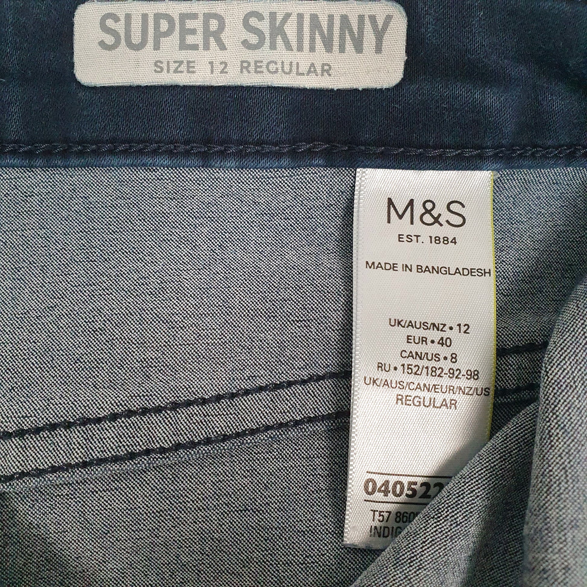 Womens Navy M&S   Jeans