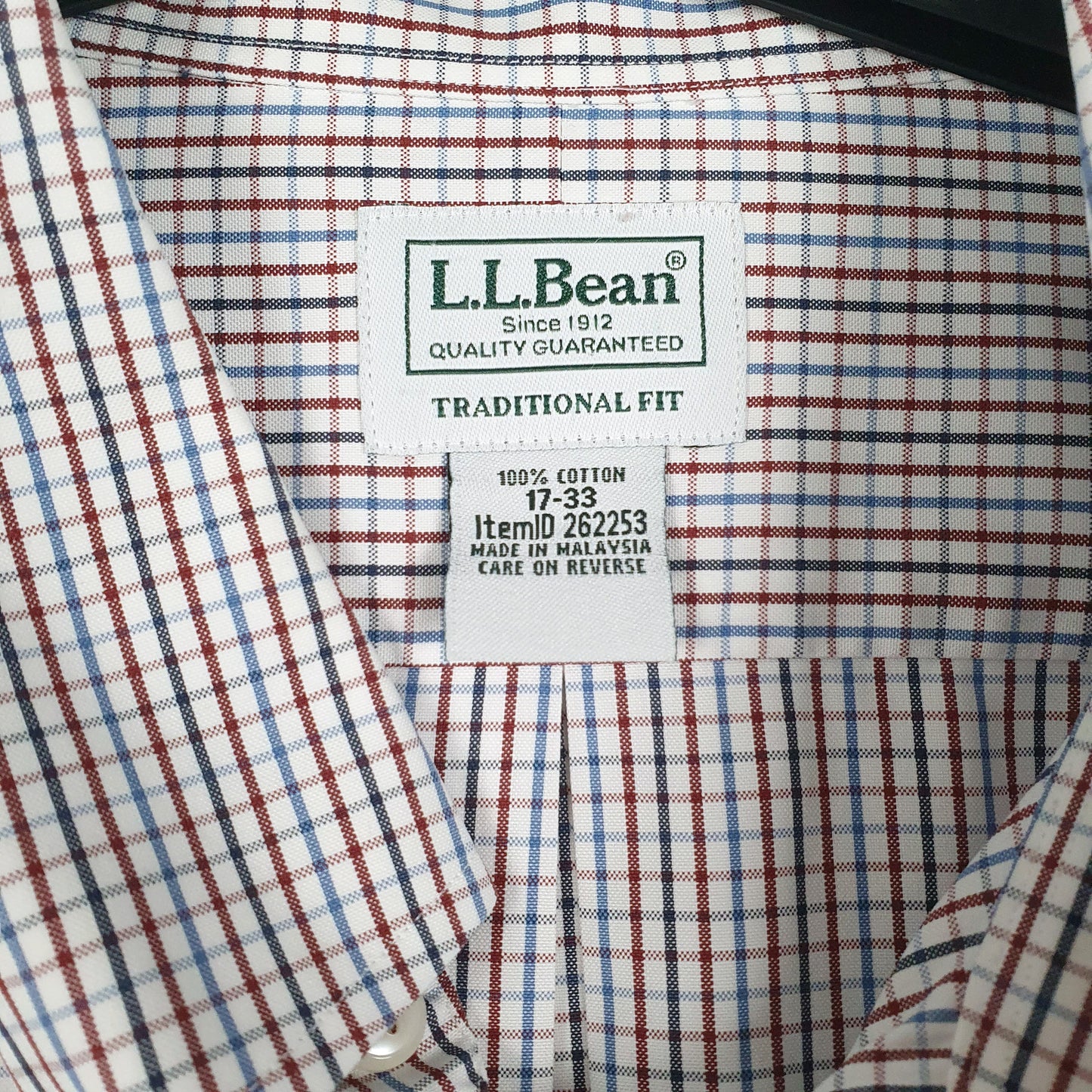Mens White L.L.Bean   Shirt