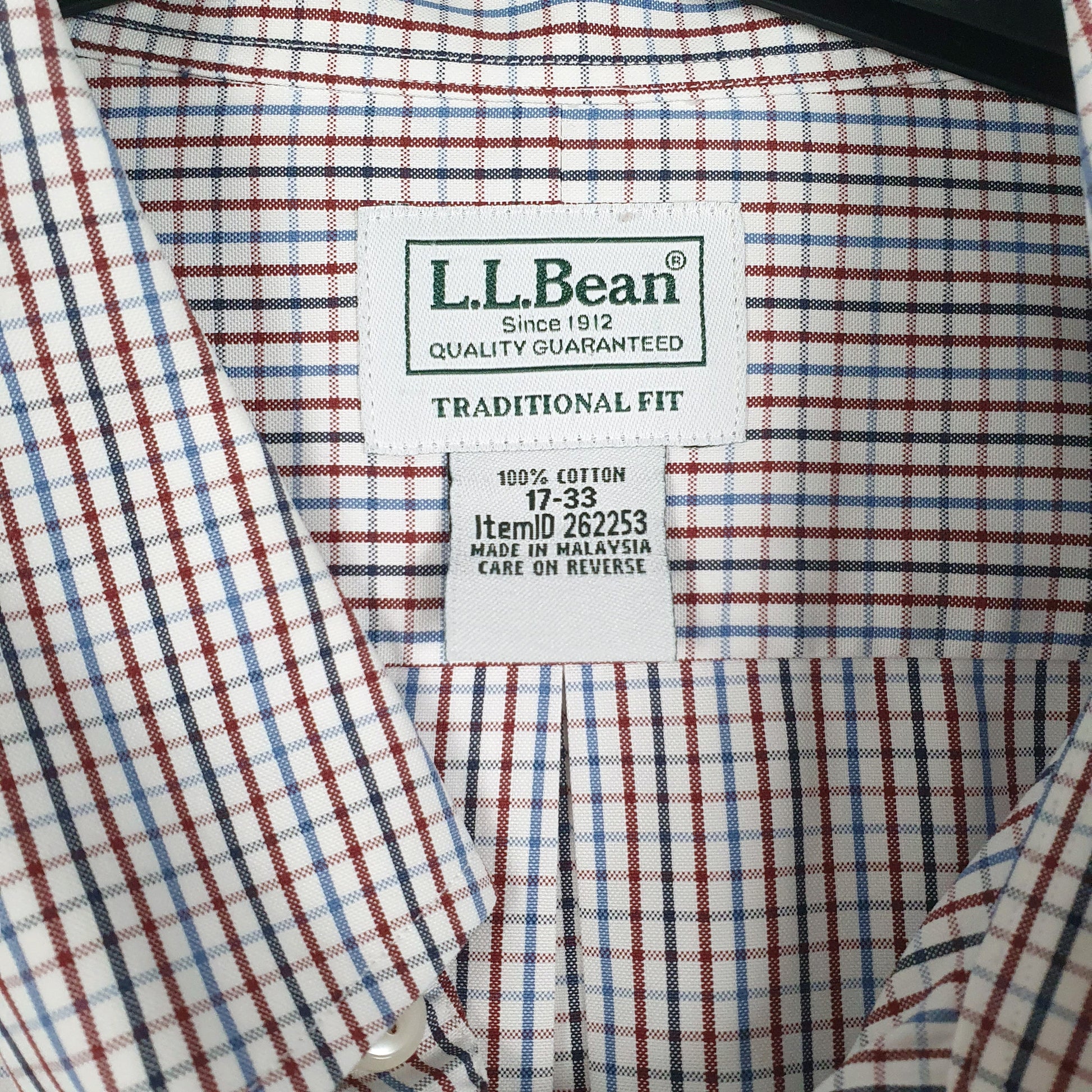 Mens White L.L.Bean   Shirt