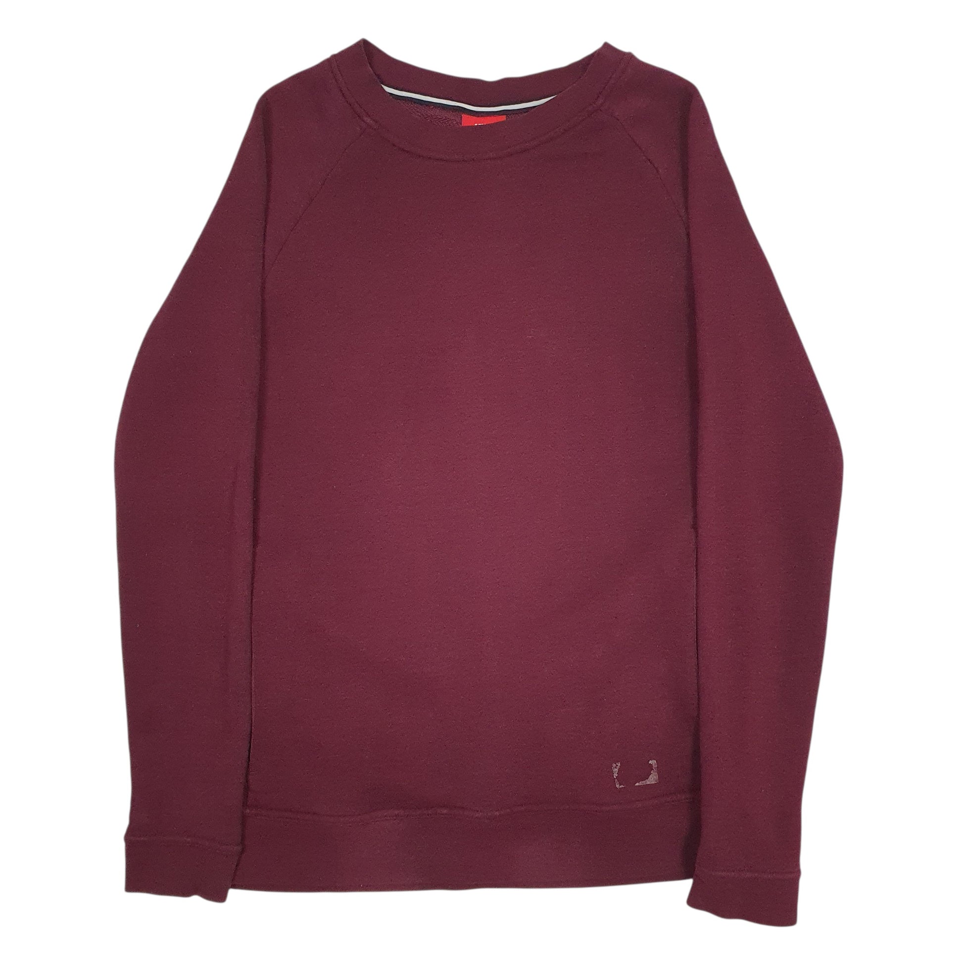 Mens Burgundy Nike  Crewneck Jumper