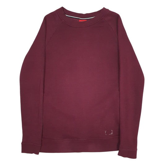 Mens Burgundy Nike  Crewneck Jumper