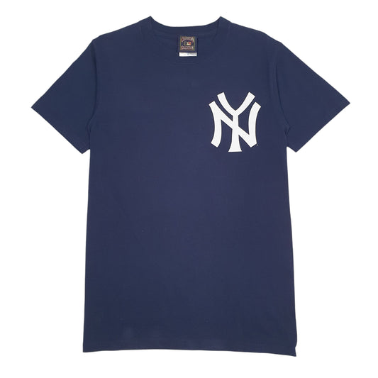 Mens Navy Cooperstown MLB New York Yankees Short Sleeve T Shirt