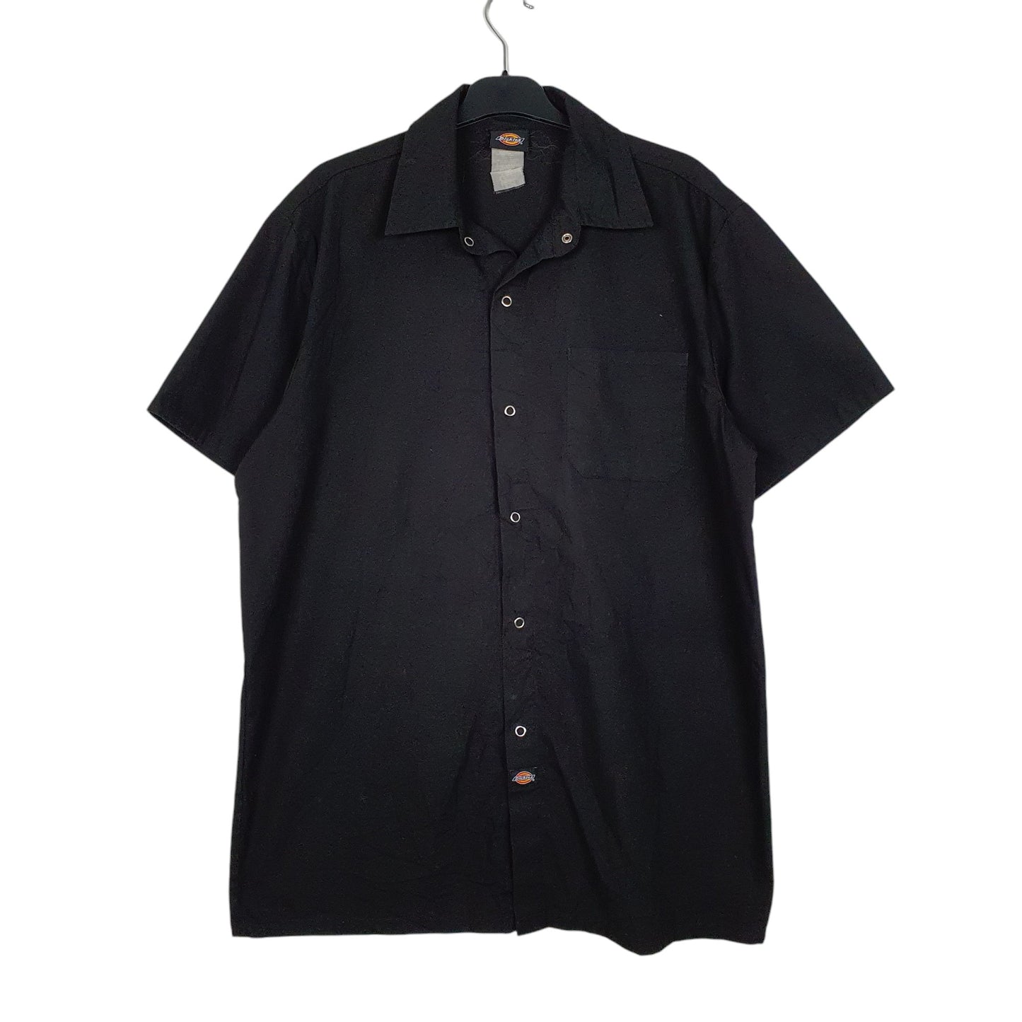 Mens Black Dickies  Short Sleeve Shirt