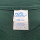 Mens Green Port & Company Indiana Derby  T Shirt