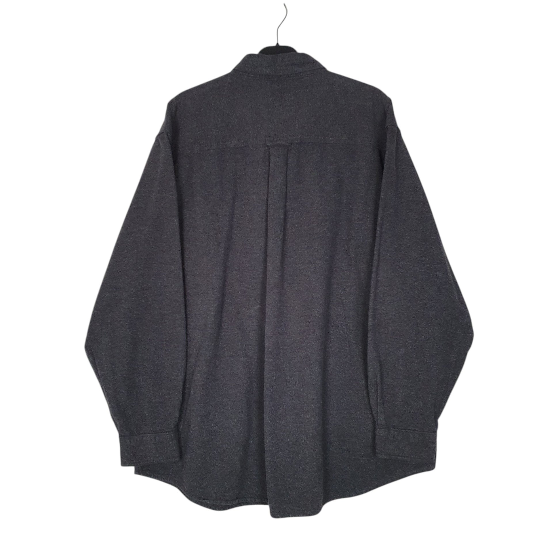 Mens Grey Woolrich Thick Chamois  Shirt