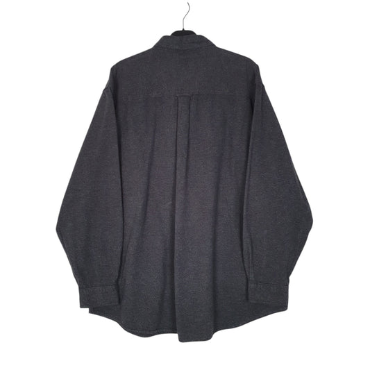 Mens Grey Woolrich Thick Chamois  Shirt