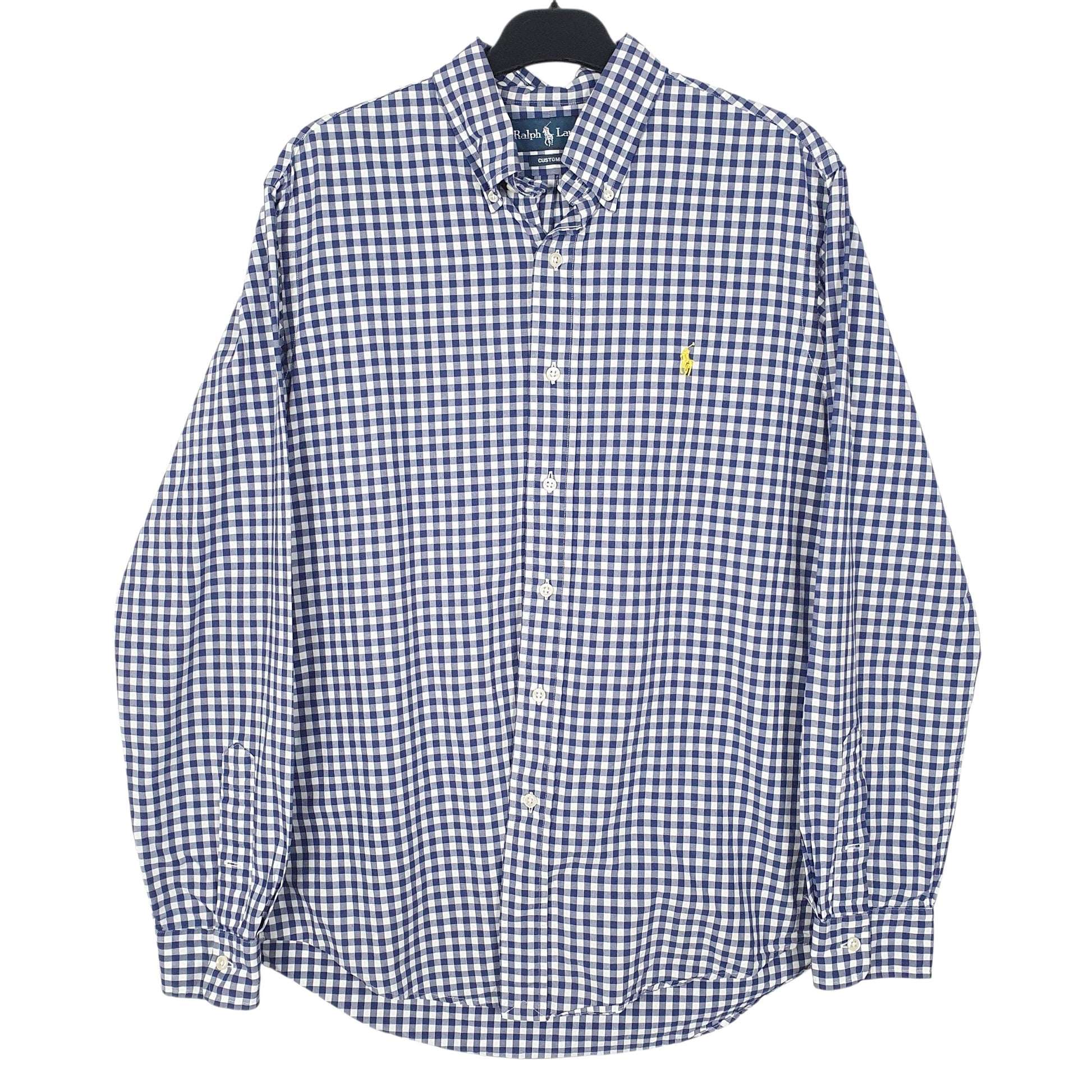 Mens Blue Ralph Lauren  Long Sleeve Shirt