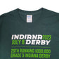 Mens Green Port & Company Indiana Derby 2023  T Shirt