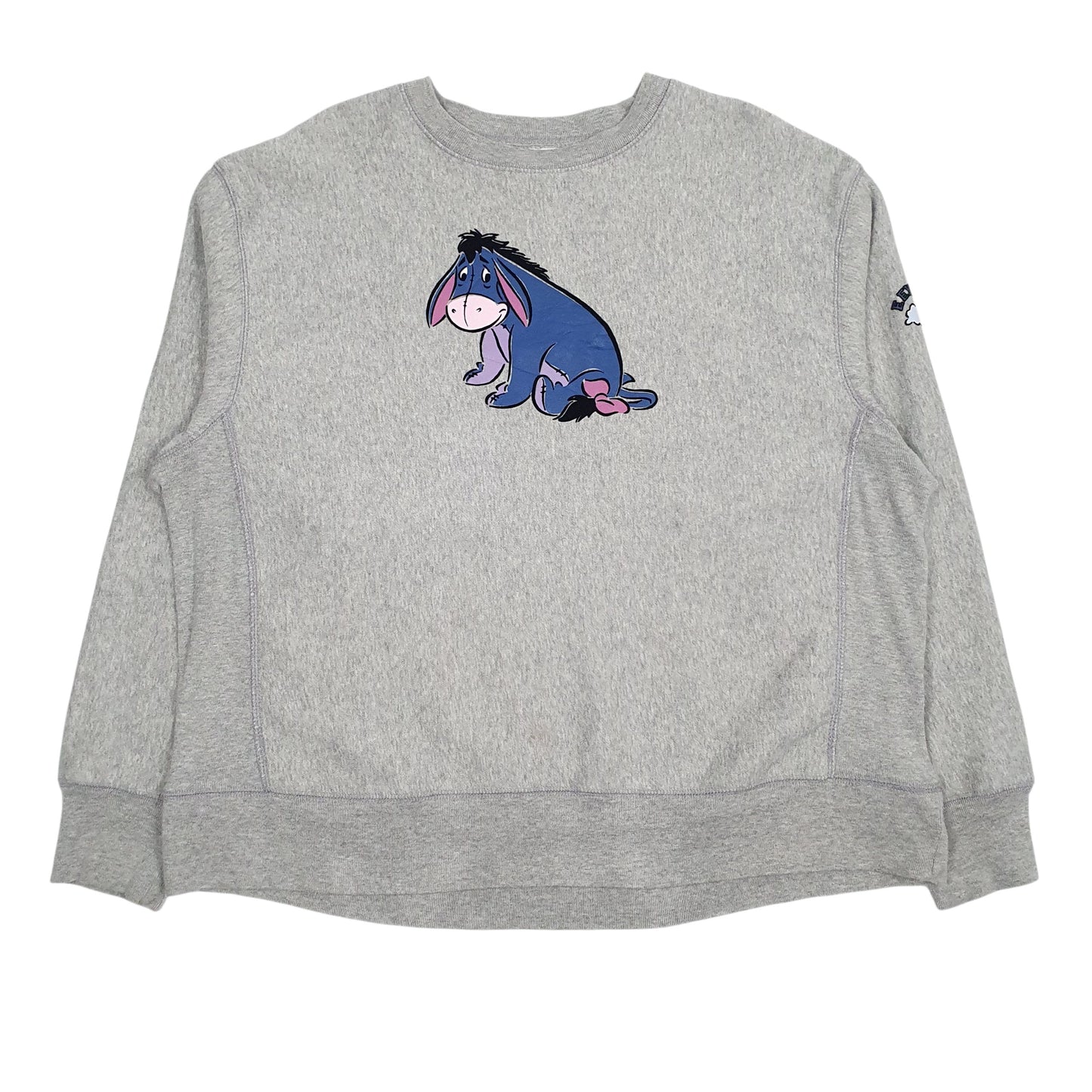 Mens Grey Disney Eeyore Crewneck Jumper