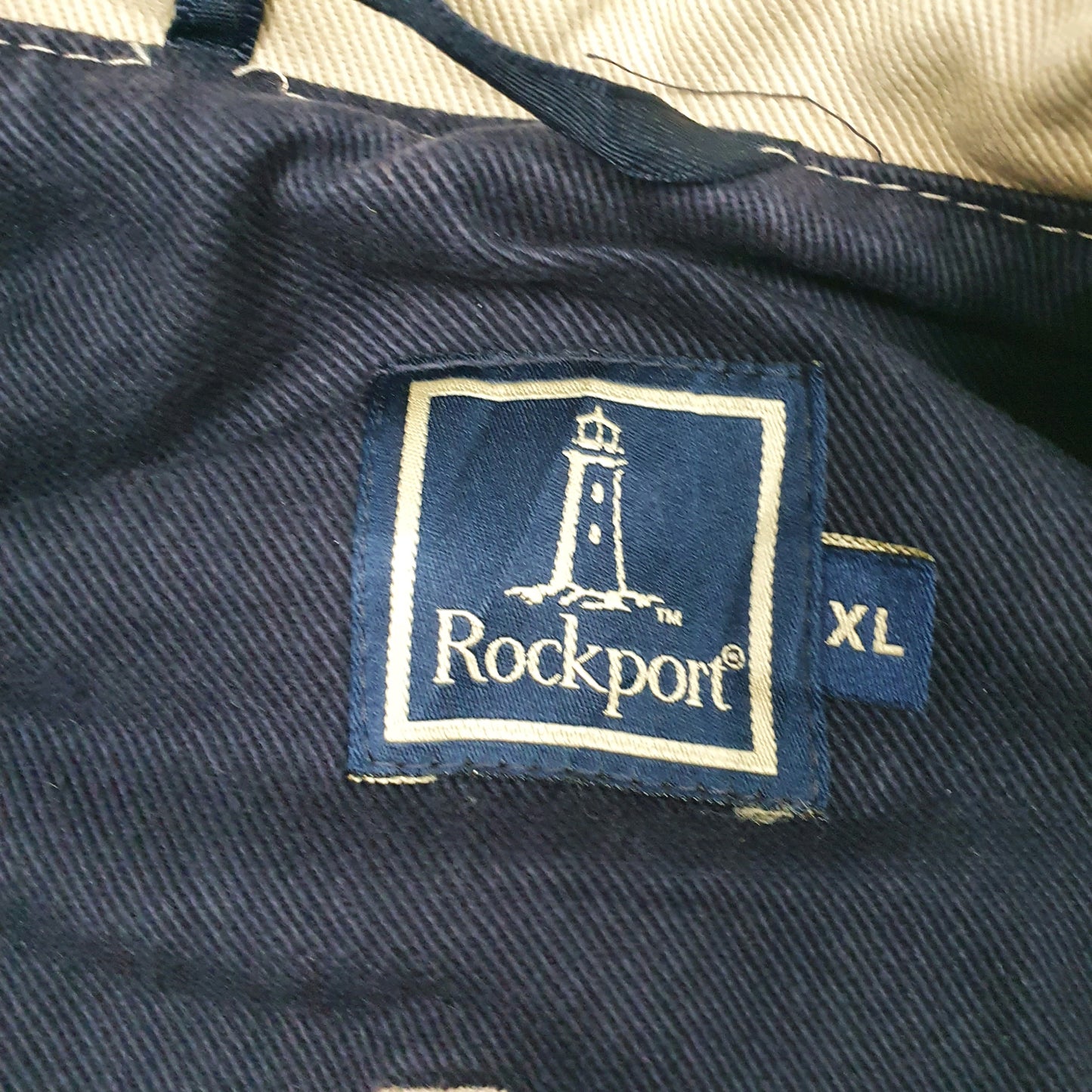 Mens Beige Rockport   Coat